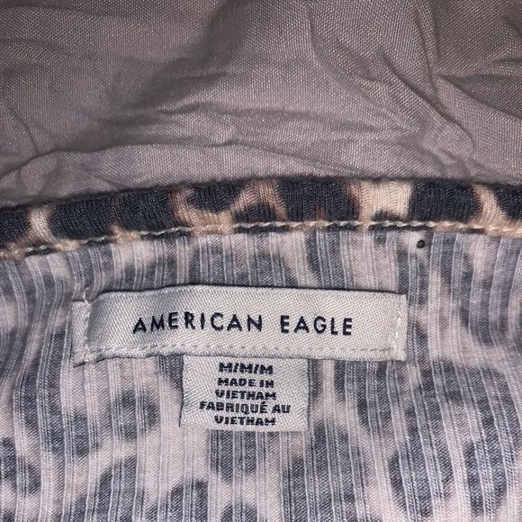 American Eagle Cheetah Halter Top - Picture 3 of 3